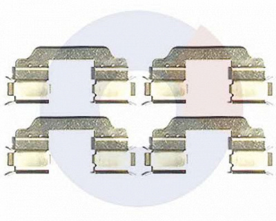 CARRAB BRAKE PARTS 2356 -  Комплектующие, колодки дискового тормоза